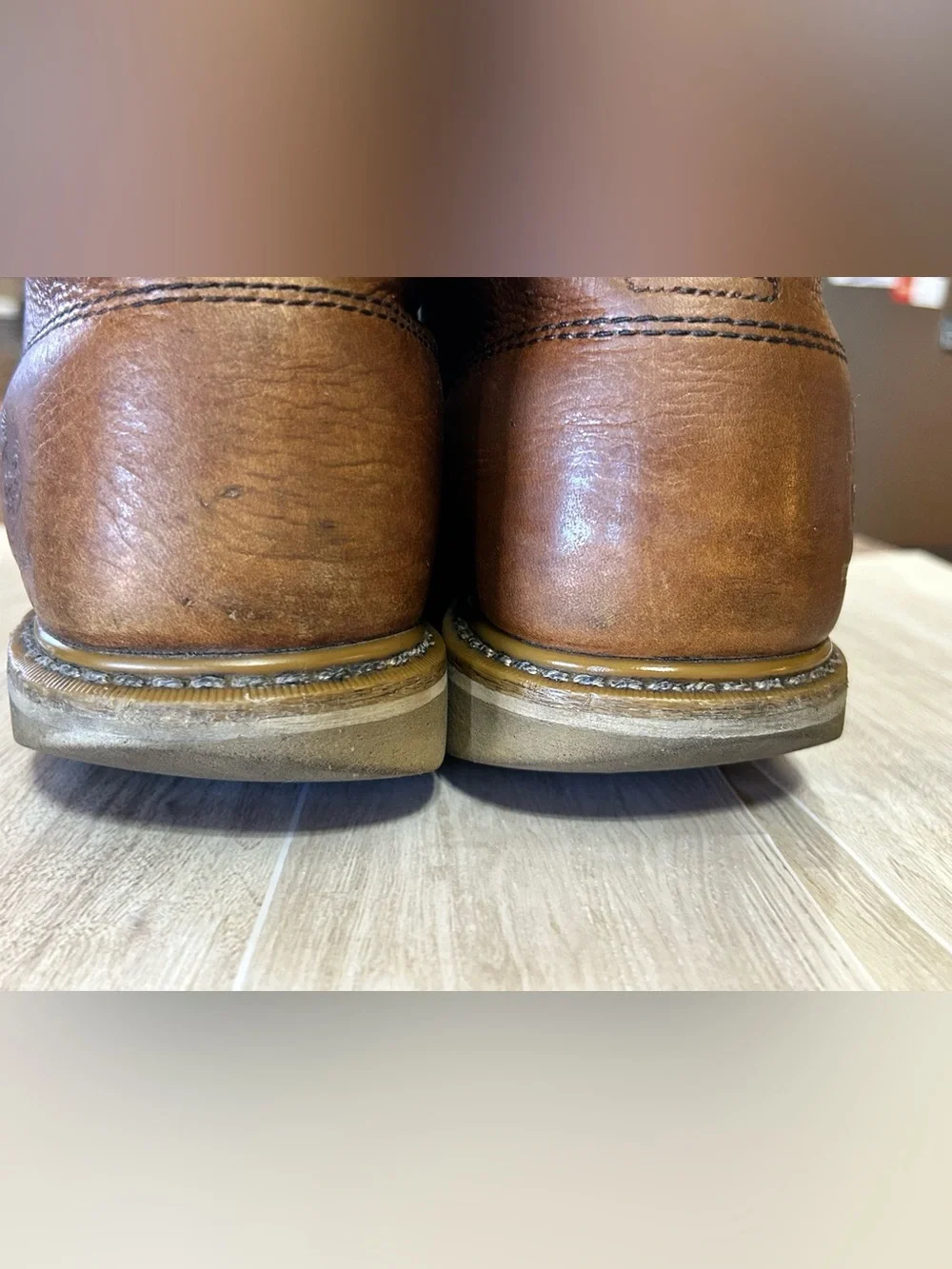 Georgia Men's GB1222 Wedge Chukka Work Hunting Soft Toe Boots Leather Size 8.5